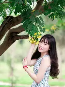 清幽天地里的美女