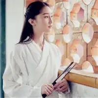 白衣气质古装女生唯美qq头像
