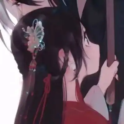 古风情侣头像动漫一对古风cp头像一左一右高清