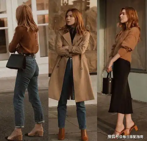 27套优雅气质的焦糖色穿搭示范,温暖时尚有女人味,值得借鉴