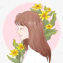 520情侣头像手绘清新女生素材图片免费下载千库网