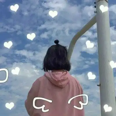 短发背影头像,气质女神美好的一天

