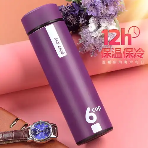 萌鼠迷你保温杯便携创意男女学生情侣不锈钢水杯韩版清新随行杯子