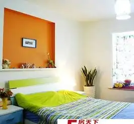 2017地中海风格经典9平方米卧室装修图房天下装修效果图