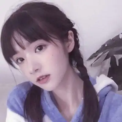 好看的校服女生头像初中蓝色校服校园风图片