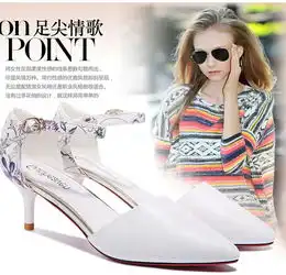 古奇天伦8639包头凉鞋女夏中跟夏季新款一字带细跟性感百搭韩版高跟鞋