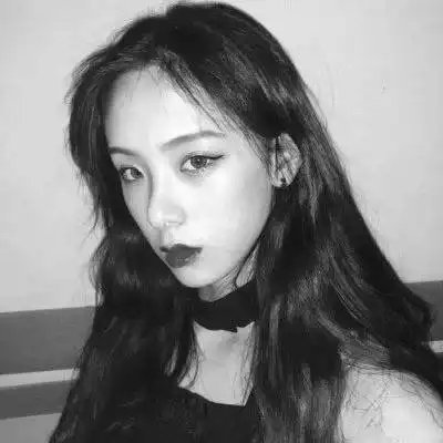 高清霸气女头像黑白图片超拽高雅社会女生头像图片