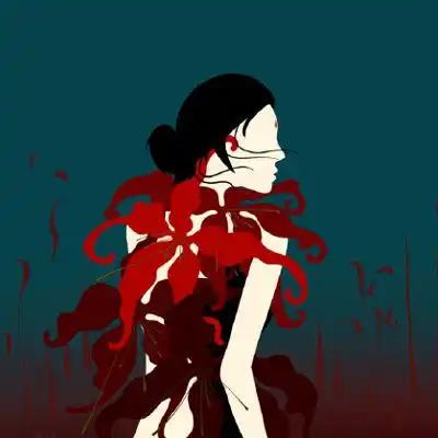 彼岸花头像女生唯美图片彼岸花系列冷酷女孩