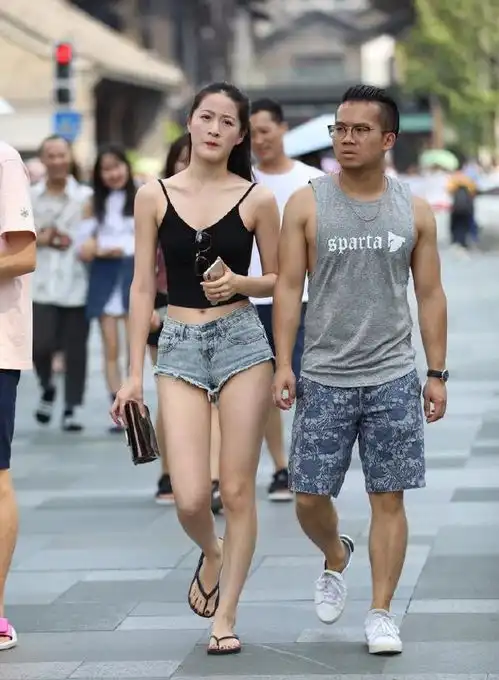 工作装美女头像街头