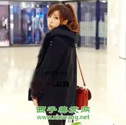 女生简单马尾发型图片
