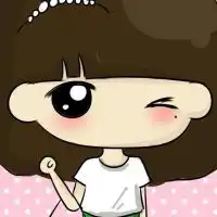 甜美卡通女生qq头像大眼睛卡通女生