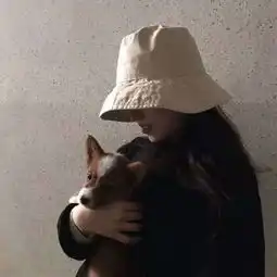 暗黑酷炫女生头像帽子