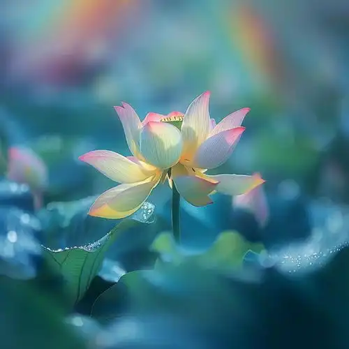 见莲花者护佑全家诸事顺心好运连连心想事成万事吉祥