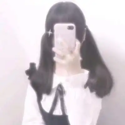 手机遮脸女生看手机的头像