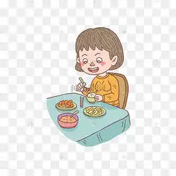 手绘美食人物图片手绘美食人物图片素材免费下载千库网