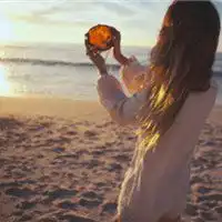 黑白唯美意境头像女生海