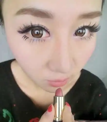 清新大眼妆画法教程紫色系萝莉大眼