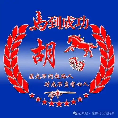 2025姓氏头像第6期,2025招财好运一路向前个性签名头像,请查收