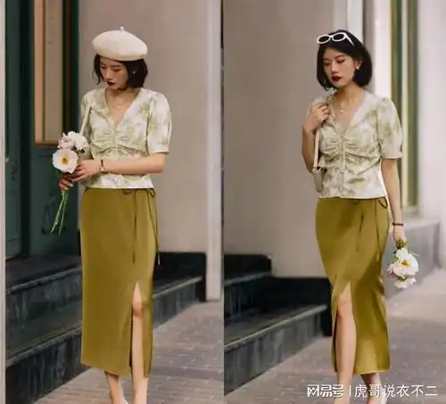 真正有气质的女人,都不会错过衬衫半身裙,知性又显瘦