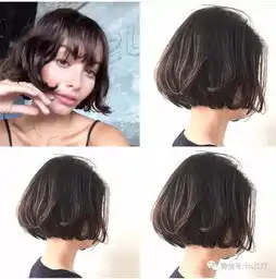 欧美风短发,照着剪你也能美上天