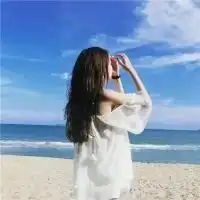 微信头像女高冷黑白蓝色