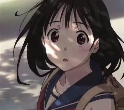 女生动漫头像可爱夕阳