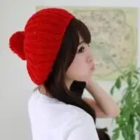 qq头像女生短发带帽棒球