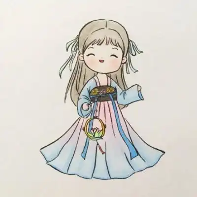 2023最新q版古风汉服女生动漫头卡通动漫头像我要个性网