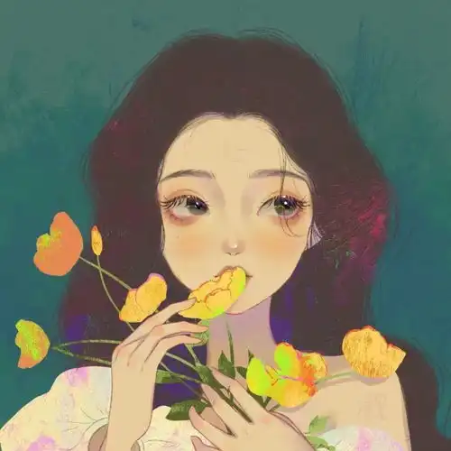 2022年闺蜜头像插画手绘姐妹闺蜜头像