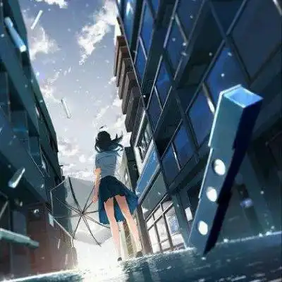 动漫背影女凄凉,意境伤感孤独忧伤动漫女生图片