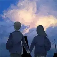 男女牵手背影霸气图片微信头像图片大全