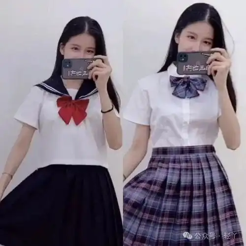 jk制服女生头像锁骨上课