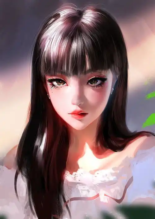 清纯可爱的动漫女孩