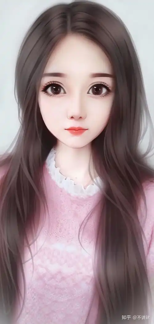 成熟稳重有气质的手绘女生头像,真的超美