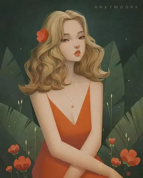 这该死的复古时尚感这些插画里的小姐姐气质也太好了吧