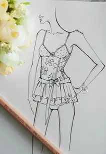 彩铅比基尼女孩4