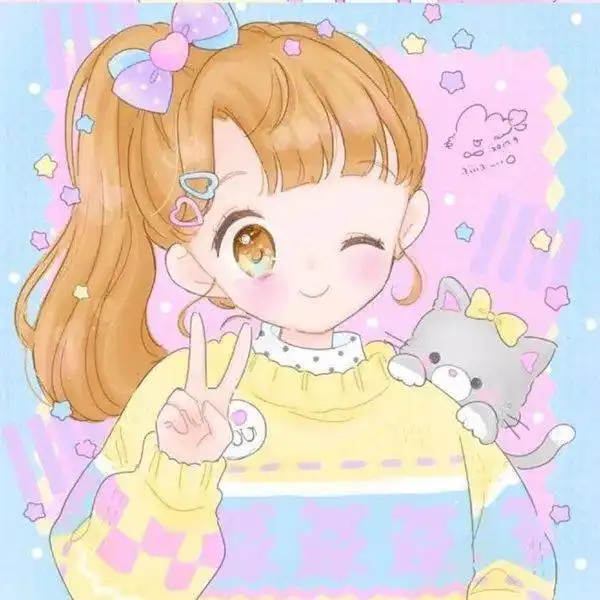 好看动漫女生头像长大以后就是大可爱