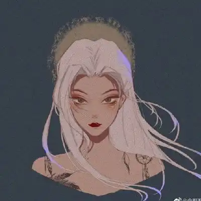 酷酷头像女生卡通社会潮图头像