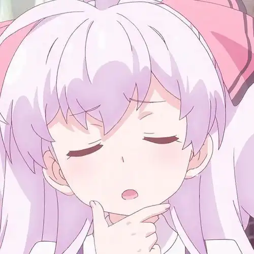 超可爱的动漫女生头像希望所有的烦恼离屏幕前的这个小笨蛋远点