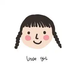 求这个卡通小女孩头像去帽子男生版