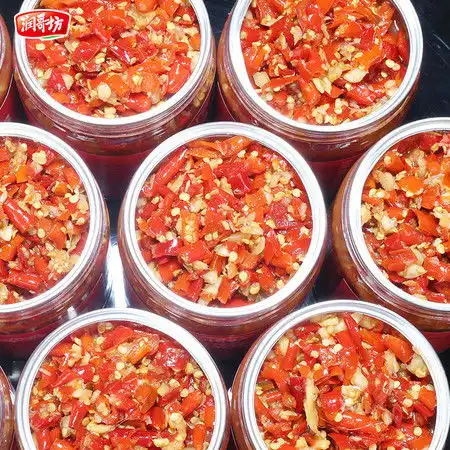 润哥坊湖南农家自制剁辣椒酱下饭菜瓶装超特辣蒜蓉香辣剁椒辣椒酱图片大全邮乐官方网站