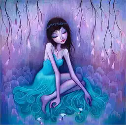 jeremiahketner插画欣赏唯美梦幻的可爱女孩