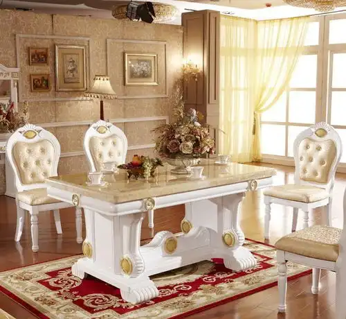 欧式文明餐桌图片效果图