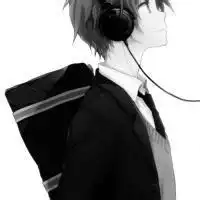 动漫黑白背影高清头像黑白动漫背影头像