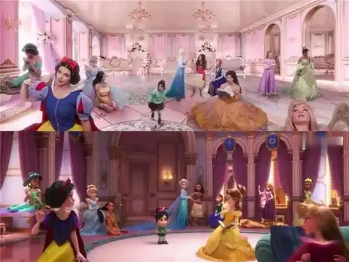 当迪士尼公主真人化,梅莉达嫌弃白雪歌声,爱洛是女装大佬