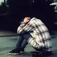 心情豁然开朗男生背影爱也轻微恨也轻微