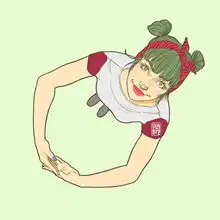 插画女孩az
