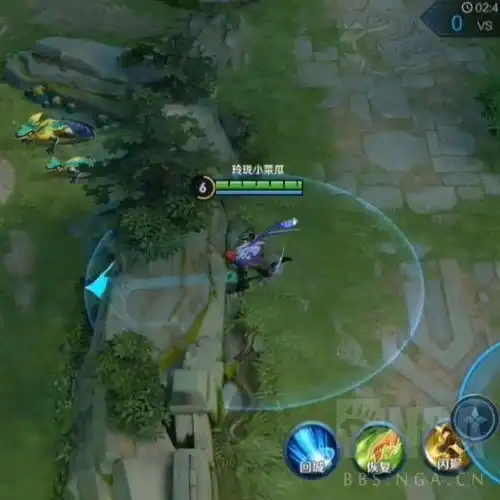 王者荣耀澜,潜水机制的河道外极限位置,附铭文出装