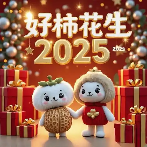 2025年福满财满蛇年大年十二春节壁纸新年快乐正月十二好事成双