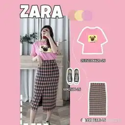 zara的多彩裙装穿搭,夏季告别黑白灰,做个甜系美少女